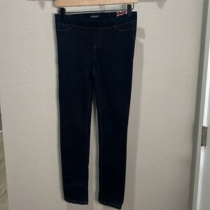 Tractor Jeans Girls Tillys Denim Comfy Stretchy Blue Skinny Elastic Waist Pullon